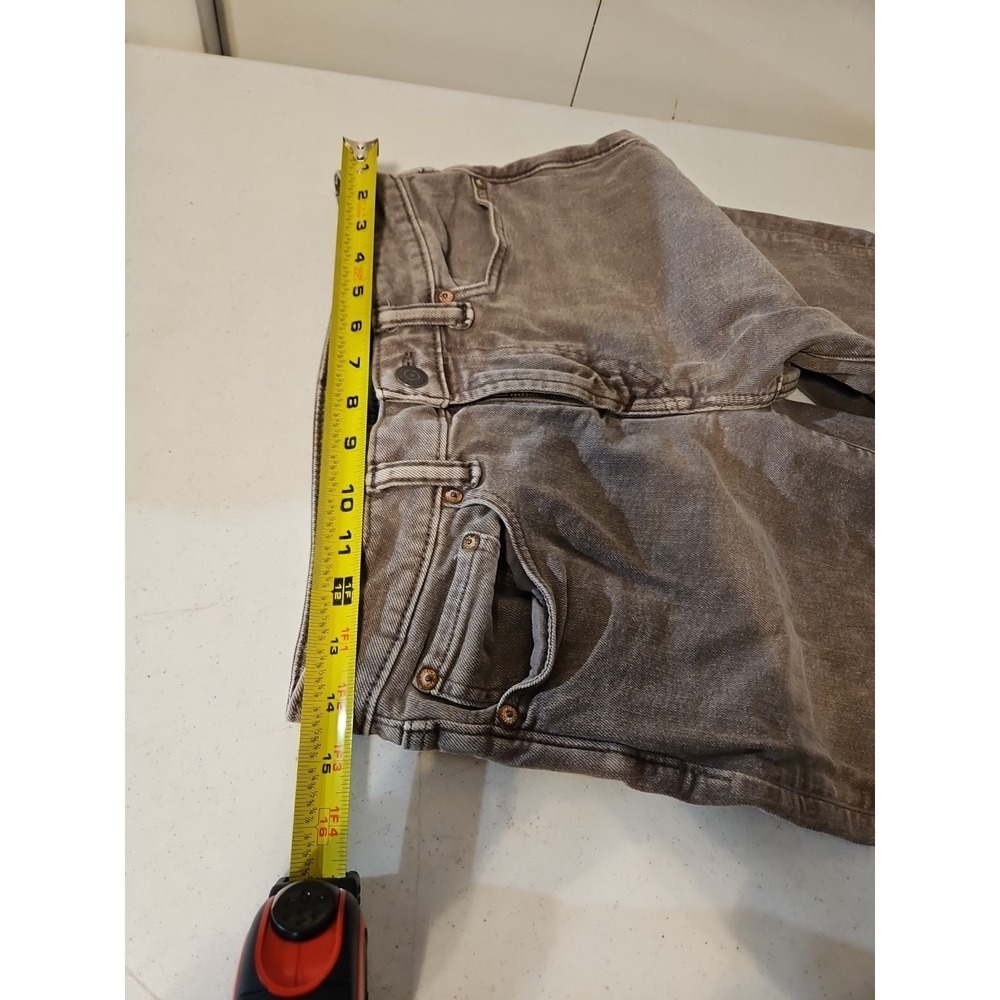 American Eagle Mens Jeans Brown 28x32 Easy Flex Stretch Denim Jean (A1255) - Picture 7 of 10
